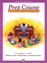 Alfred's Basic Piano Prep Course: Lesson Book D 