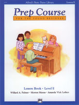 Alfred's Basic Piano Prep Course: Lesson Book E 