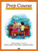 Alfred's Basic Piano Prep Course: Universal Edition Theory Book A 