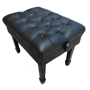 Adjustable Piano Bench for Grand Piano - Black