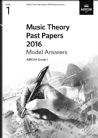 ABRSM Theory Of Music Exams 2016: Model Answers - Grade 1 
