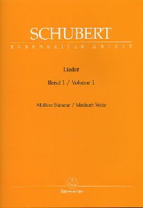 Schubert - Lieder Band 1 / Volume 1 High Voice
