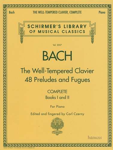 Bach The Well-Tempered Clavier Piano Complete Music Book 48 Preludes & Fugues