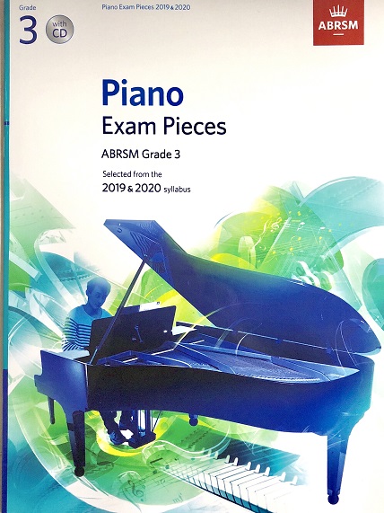 英国皇家音乐学院钢琴考级2019-2020 3级 带CD