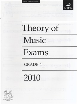 ABRSM Theory Of Music Exams 2010: Test Paper - Grade 1