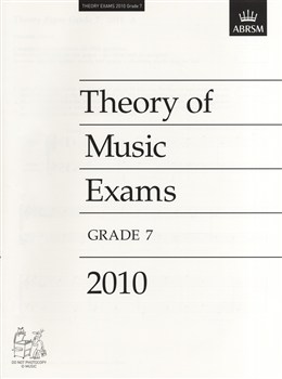 ABRSM Theory Of Music Exams 2010: Test Paper - Grade 7
