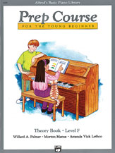 Alfred's Basic Piano Prep Course: Theory Book F 