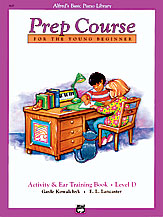 Alfred's Basic Piano Prep Course: Activity & Ear Training Book D 