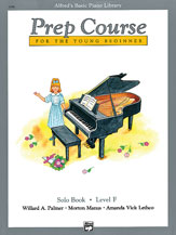 Alfred's Basic Piano Prep Course: Solo Book F