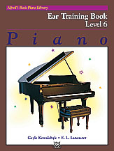 Alfred's Basic Piano Course: Ear Training Book 6 