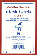 Alfred's Basic Piano Course: Flash Cards, Levels 2 & 3