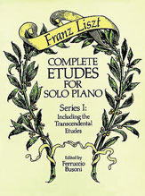 Franz Liszt Complete Etudes for Solo Piano, Series