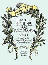 Liszt Complete Etudes for Solo Piano, Series II
