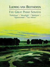 BEETHOVEN Five Great Piano Sonatas