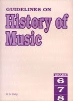 Guidelines On History Of Music Grade 6-8