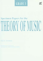 Specimen Papers for the Theory of Music Grade 3 