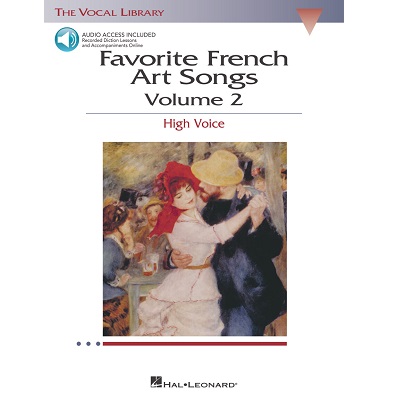 Favorite French Art Songs – Volume 2 High Voice(With CD)