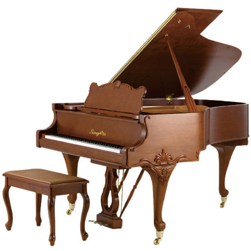 SingArts YC5三角钢琴(梦幻系列)，柚木色亚光，长度170cm