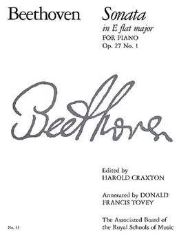 Beethoven: Sonata In E Flat Major Op.27 No.1