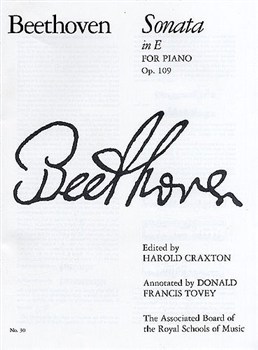 Ludwig Van Beethoven: Sonata In E Op.109