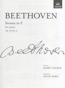 Ludwig Van Beethoven: Piano Sonata In F Op.10 No.2