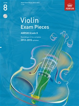 ABRSM: Violin Examination Pieces - Grade 8 (2012-2015) - 3 CDs