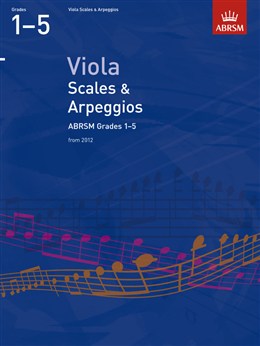 ABRSM: Viola Scales And Arpeggios - Grades 1-5 (Fr