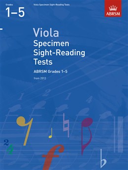 ABRSM: Viola Specimen Sight-Reading Tests - Grades