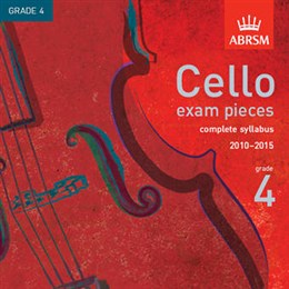 ABRSM Cello Exam Pieces CD - Grade 4 (2010-2015)
