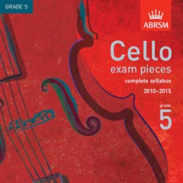 ABRSM Cello Exam Pieces CD - Grade 5 (2010-2015)